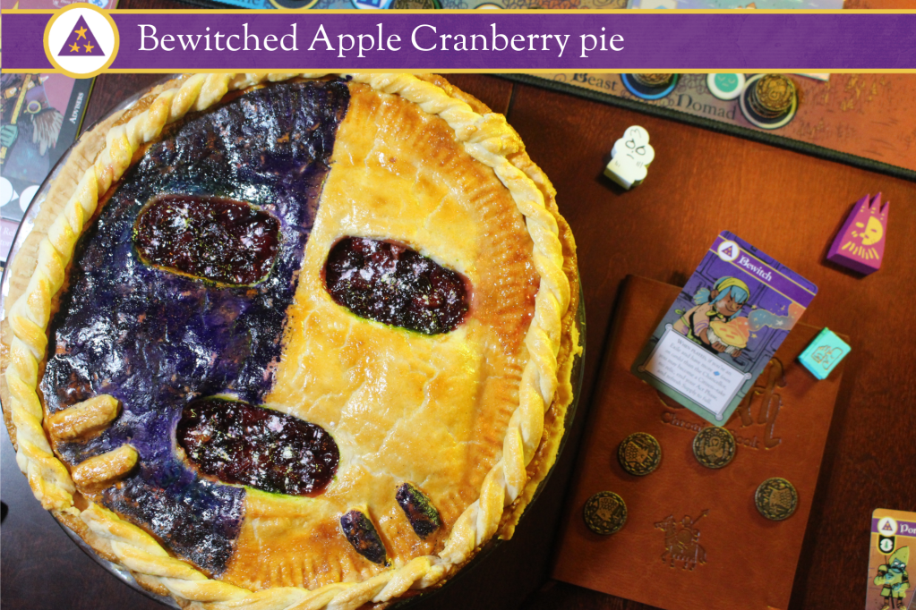 Bewitched Apple Cranberry pie